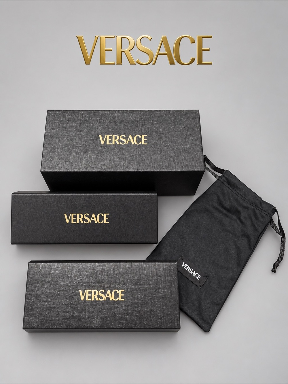 VERSACE Authentic Eyewear Case — Original Packaging Set